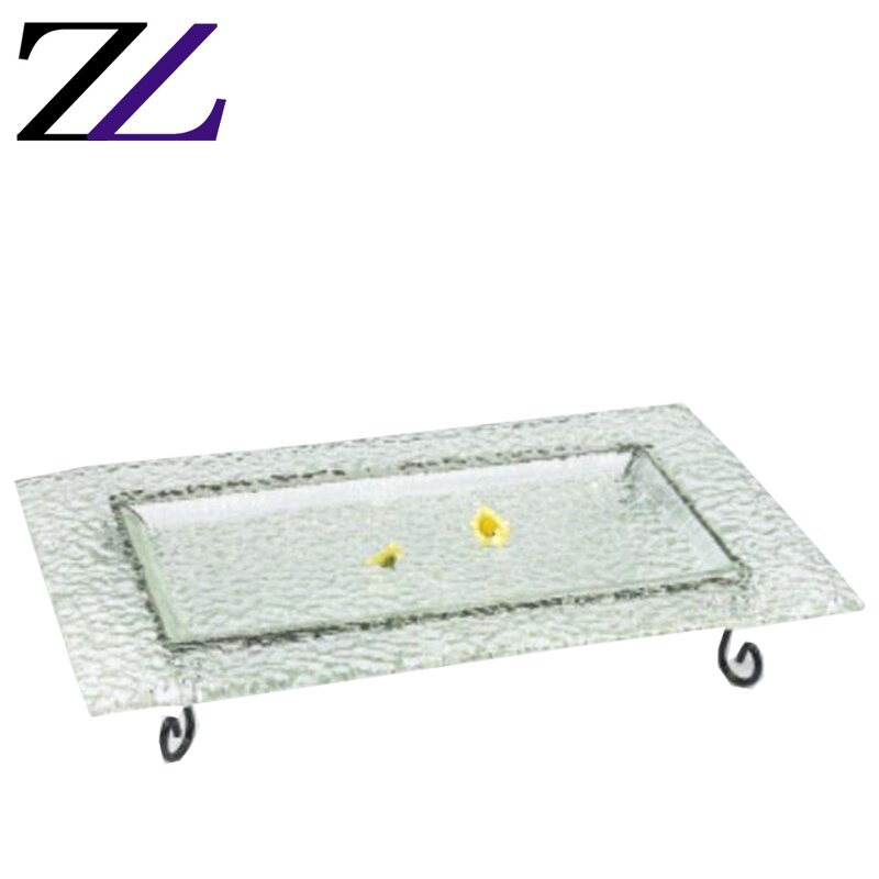 Table Plates Set Factory - Tempered Glass Modern Dining Tableware Set