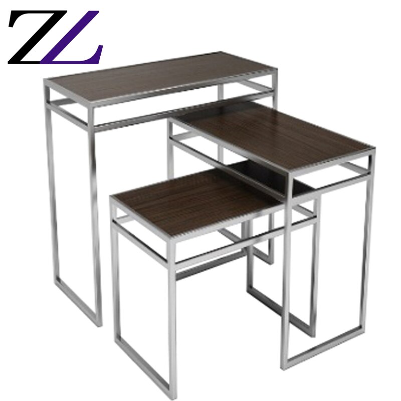 Buffet Table Manufacturer - Granite Mirror Tempered Glass Console