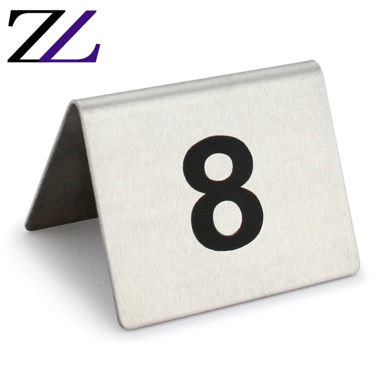Table Number Stand Manufacturer - U Shape Brass Gold Stainless Steel