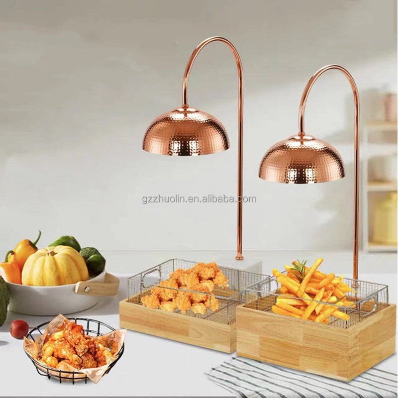 Food Warmer Lamp Manufacturer - Electric Copper Gold Brass Heat Lamp