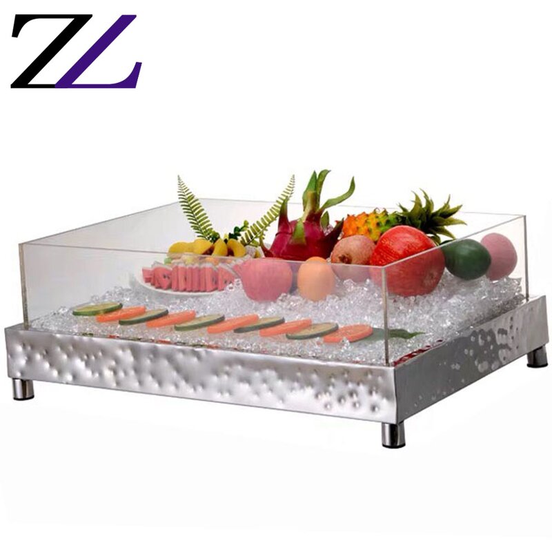 Buffet Food Stand Manufacturer - Acrylic Base Luxury Seafood Display