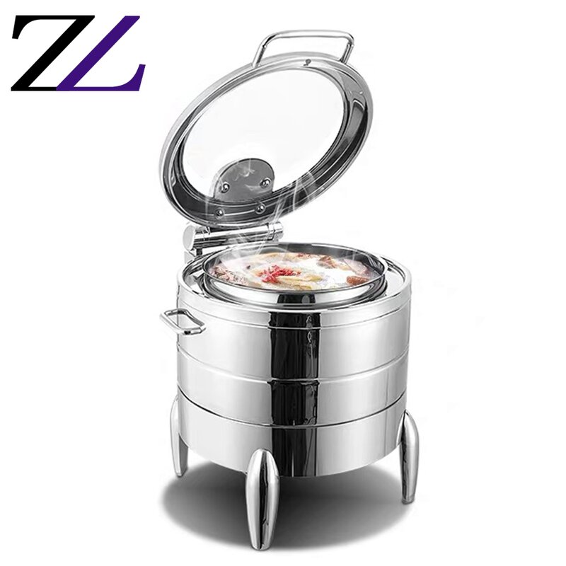 Soup Kettle Manufacturer - 11L Glass Lid Hydraulic Electric Heating