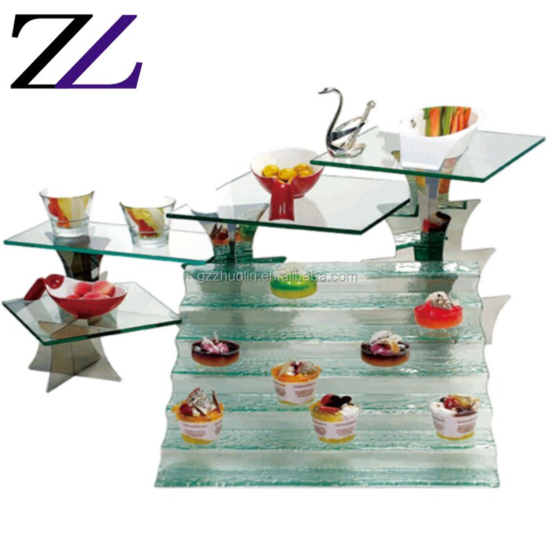 Buffet Display Stand Supplier - Stainless Steel Combined Cupcake Stand