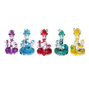 Carousel Ride Manufacturer - Coin Operated Mini Horse Merry Go Round