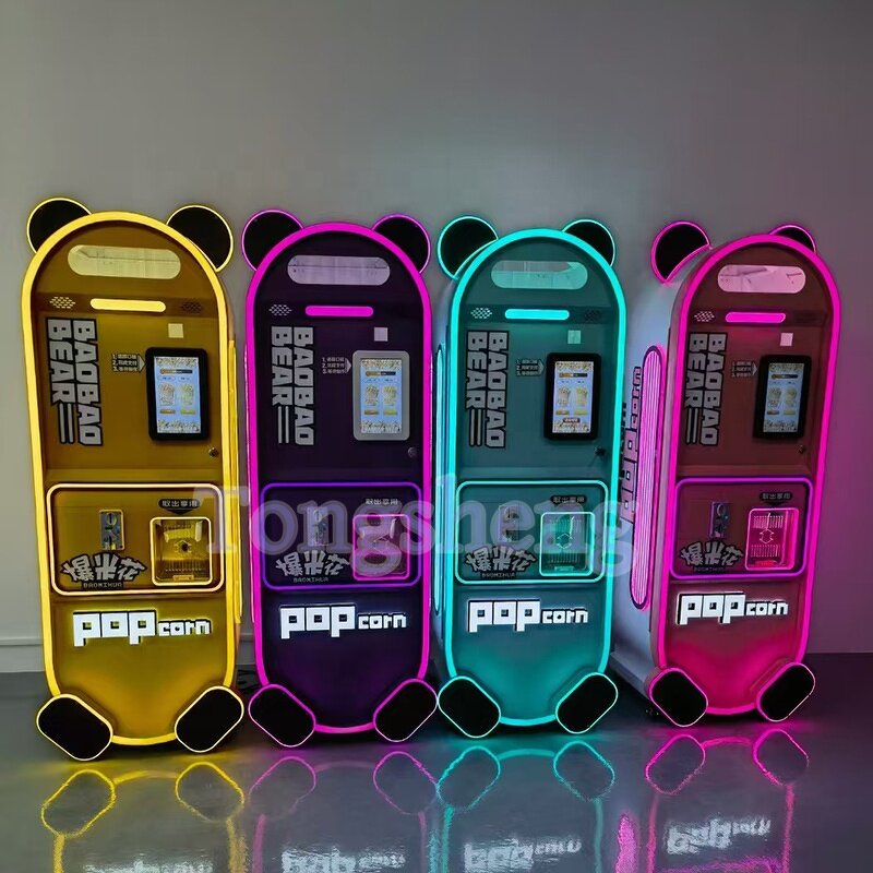 Popcorn Machine Manufacturer - Hot Sale Coin Operated Commercial Vending