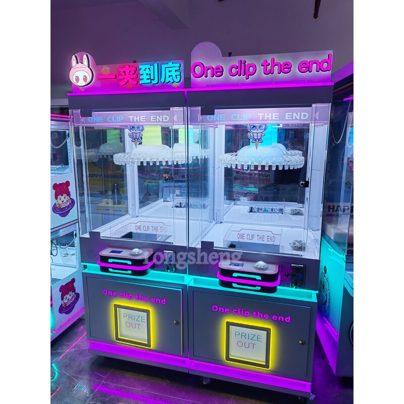 Clip Game Machine Manufacturer - Arcade Find Toys 40 Clip Crane Machine