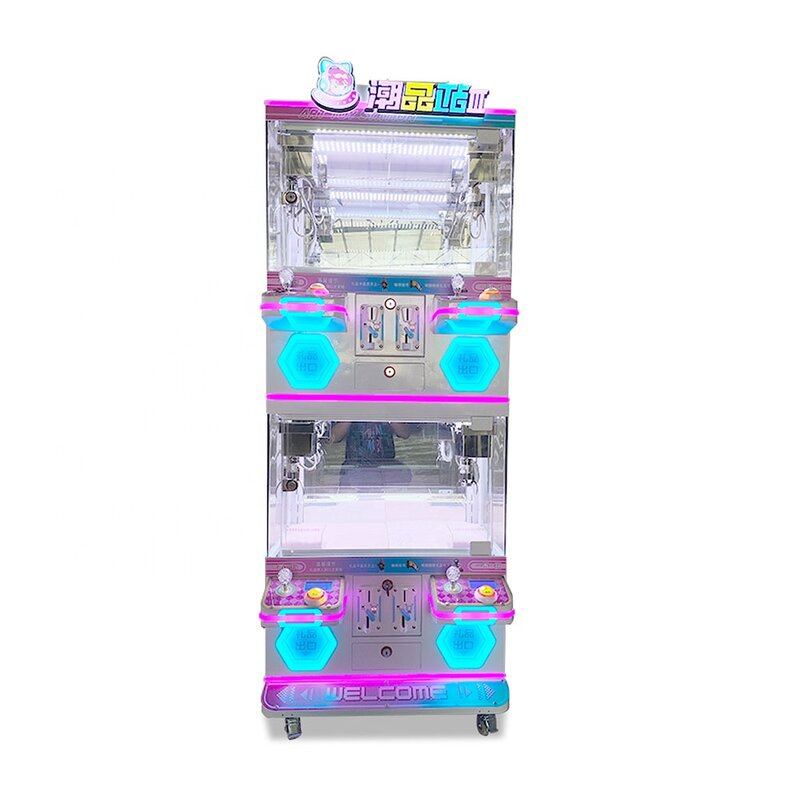 Mini Claw Machine Manufacturer - 4 Players Small Doll Plush Crane Game