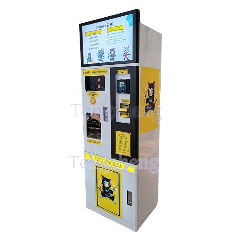 Token Changer Manufacturer - USA Customized with NAYAX Bill Acceptor