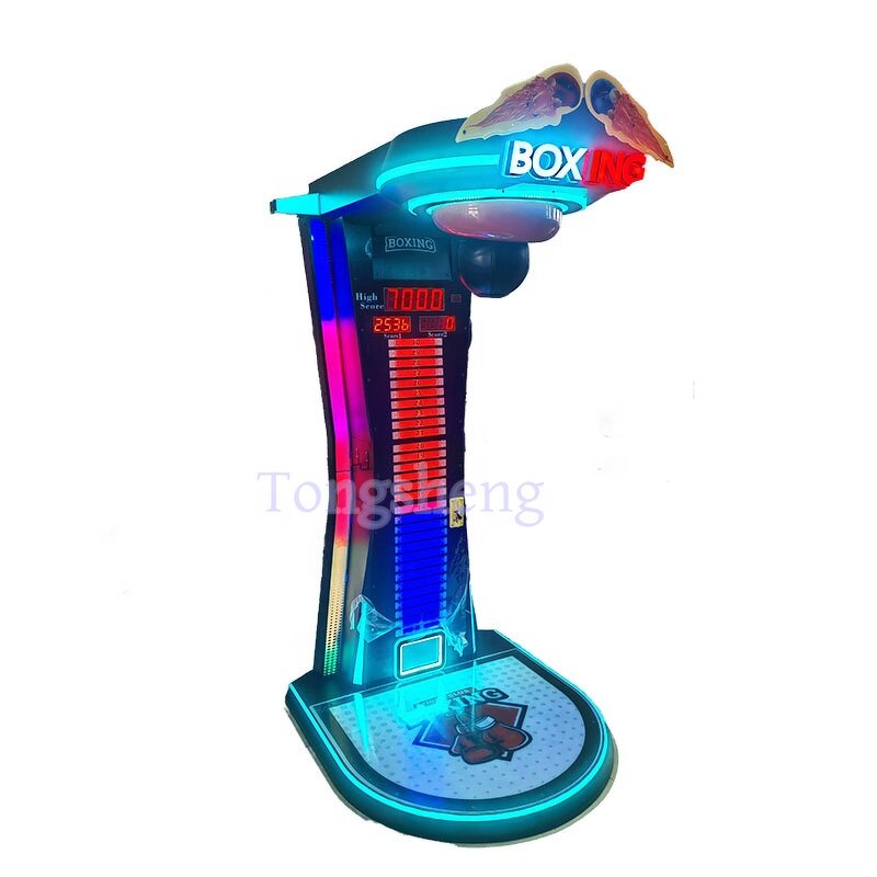 Boxing Game Machine Manufacturer - Coin Operated Card Payment Punching Bag