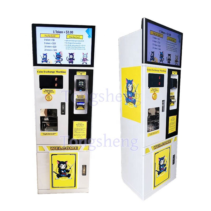 Token Changer Manufacturer - USA Customized with NAYAX Bill Acceptor