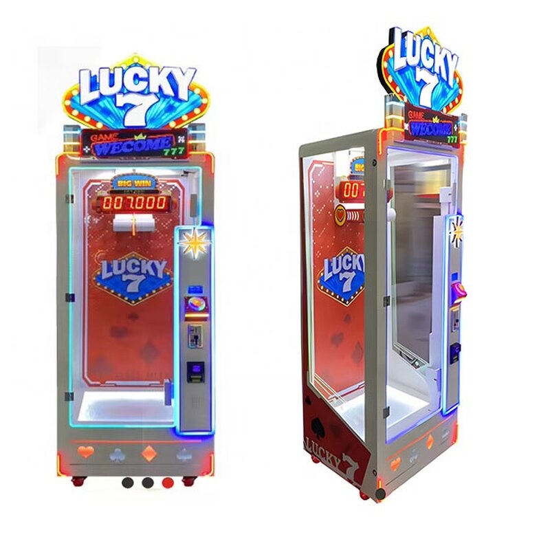Cut Prize Game Manufacturer - Coin Operated Lucky 7 Plush Toy Machine