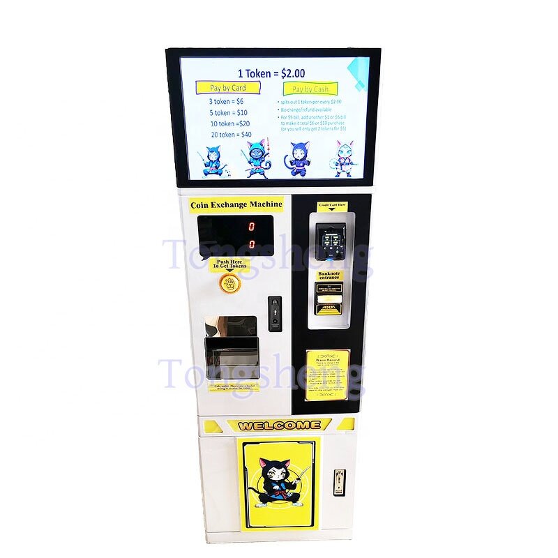 Token Changer Manufacturer - USA Customized with NAYAX Bill Acceptor