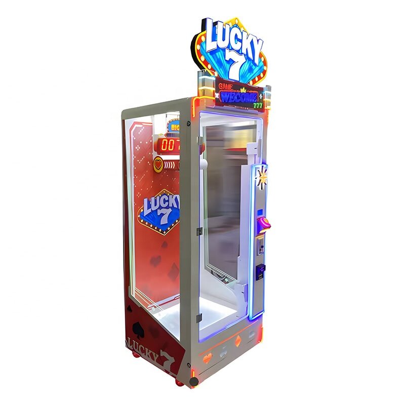 Cut Prize Game Manufacturer - Coin Operated Lucky 7 Plush Toy Machine
