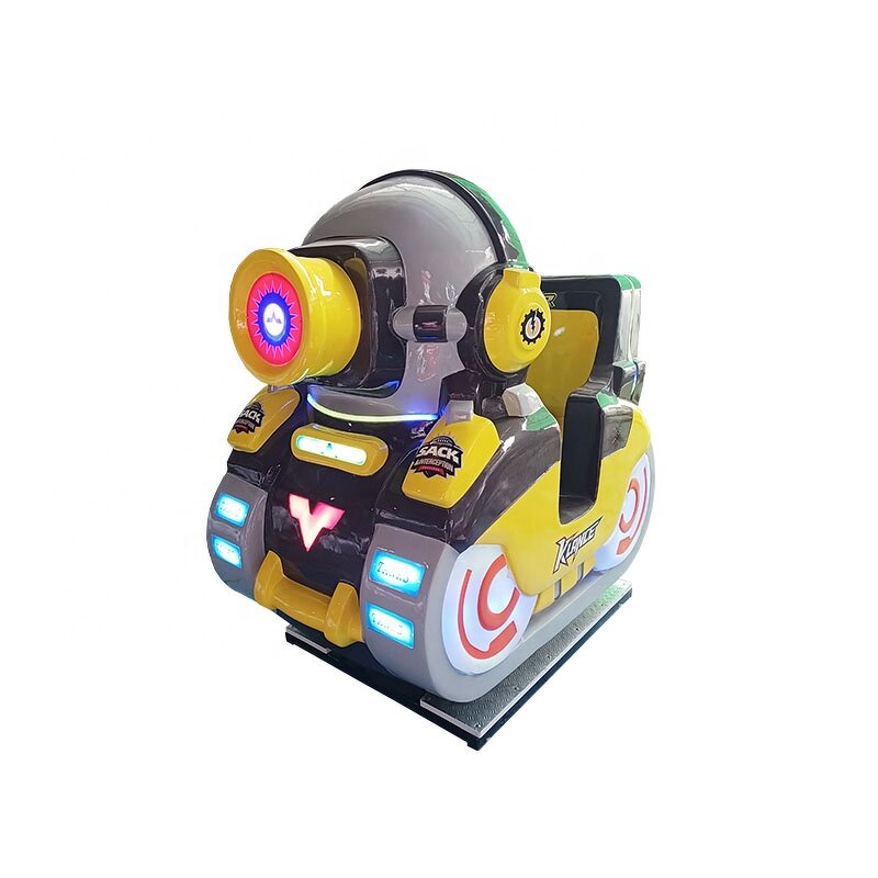 Kiddie Ride Manufacturer - Factory Sale LED Lights Plane Rocking Ride