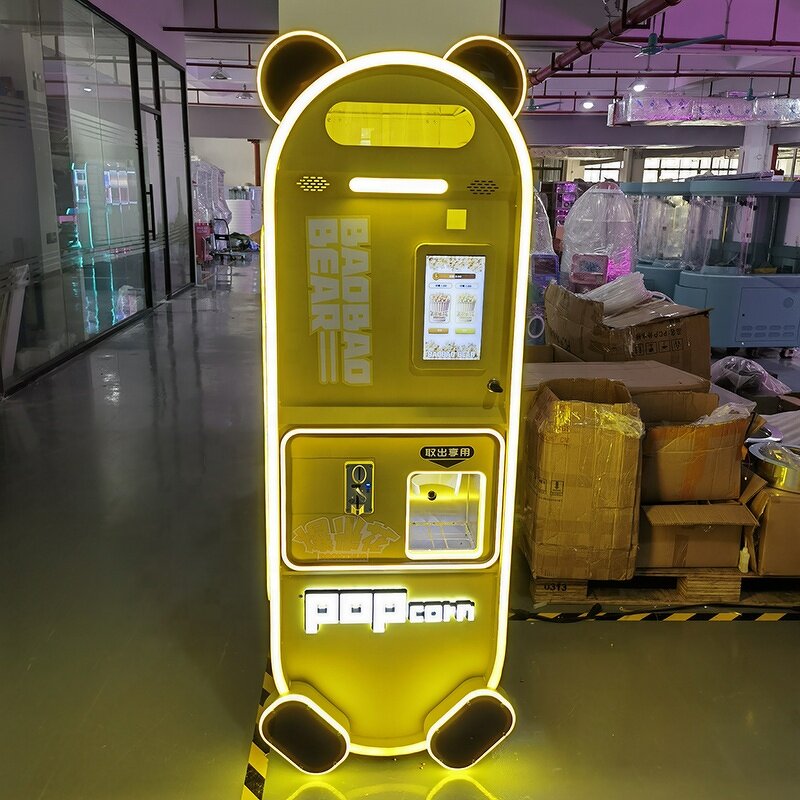 Popcorn Machine Manufacturer - Hot Sale Coin Operated Commercial Vending