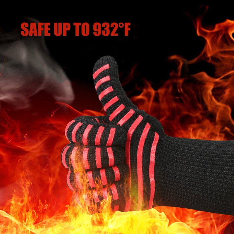 BBQ Glove Manufacturer - Cooking Grilling Heat Resistant Silicone Mitts