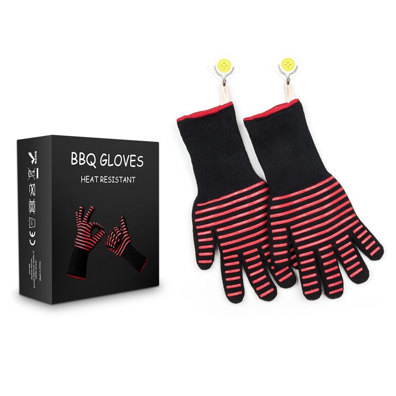 BBQ Glove Manufacturer - Cooking Grilling Heat Resistant Silicone Mitts