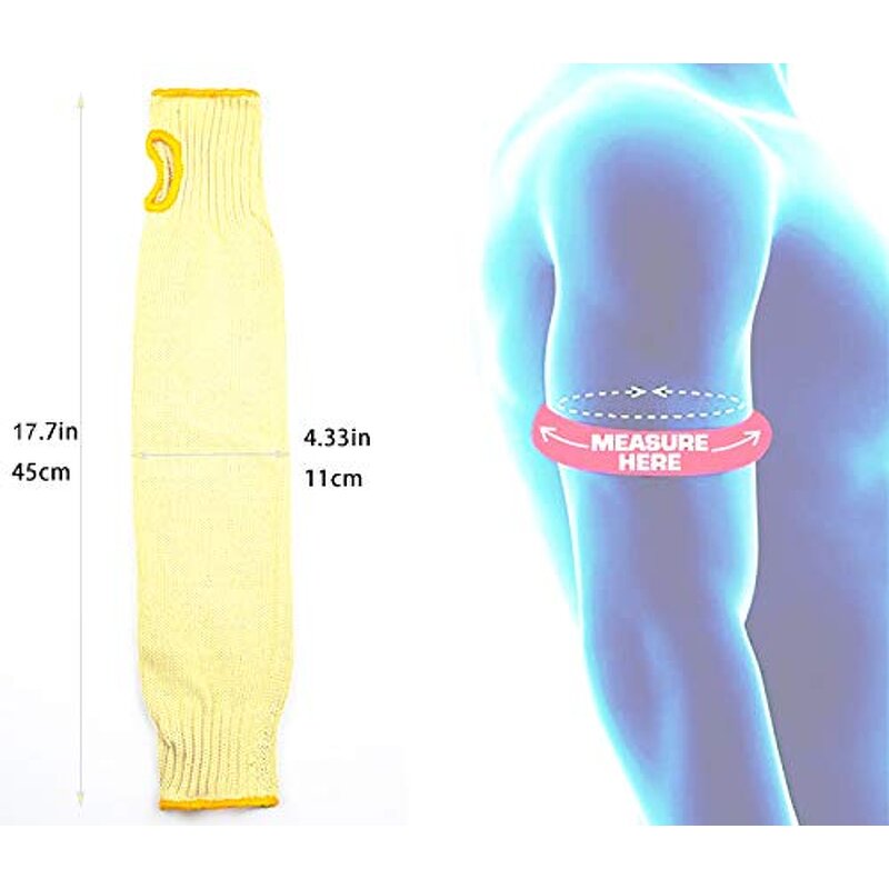 Protective Sleeve Manufacturer - Long Aramid Anti-cut Heat Resistant Arm