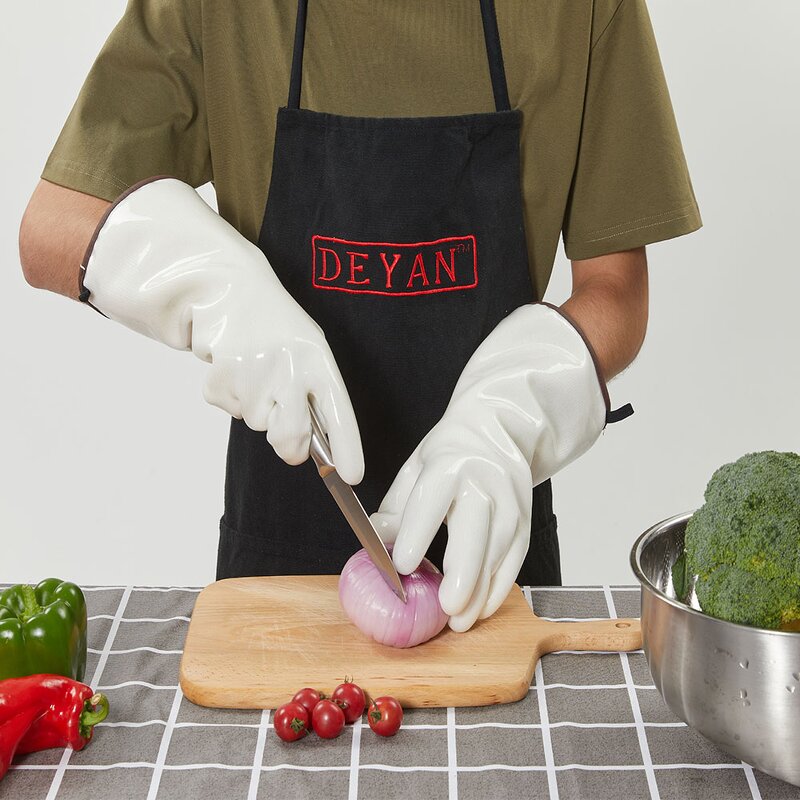 Liquid Silicone Gloves Manufacturer - Heat Resistant with Fingers Food Grade