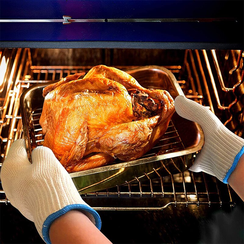 Grill Mittens Manufacturer - Hot Selling Extreme BBQ Heat Resistance Gloves