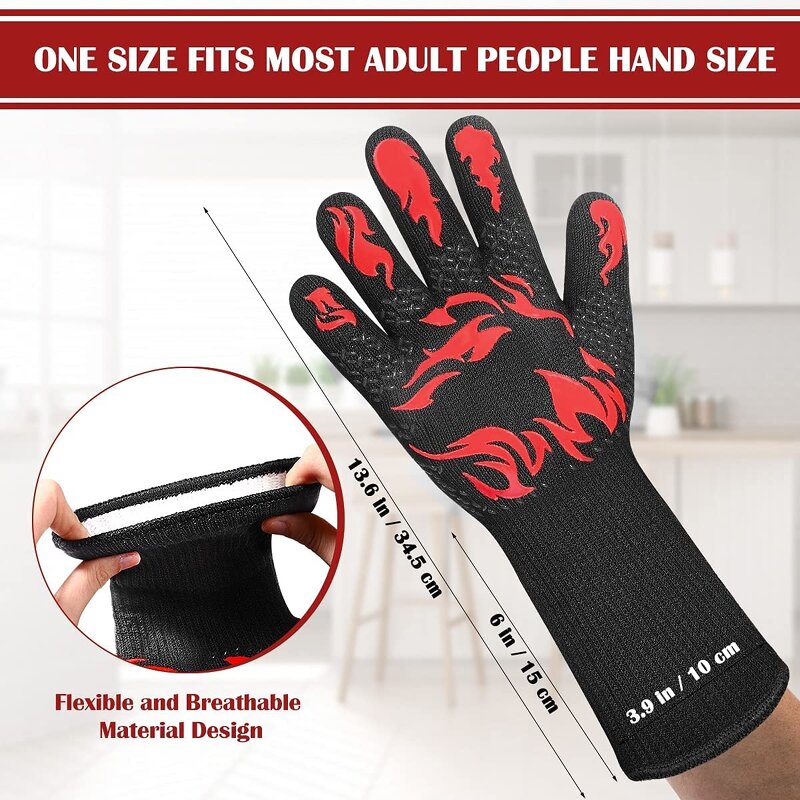 Oven Gloves Manufacturer - Top Seller Heat Resistant BBQ Grilling