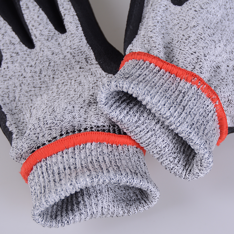 Nitrile Work Gloves Manufacturer - Sandy Coated with Cut Resistant Liner