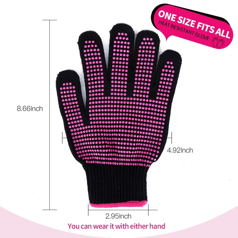 Heat Proof Gloves Manufacturer - PVC 250 Degree Silicone Non-slip Hair