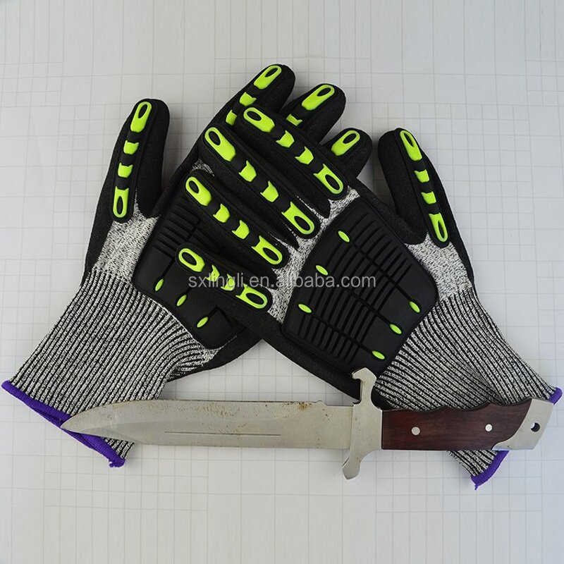 Impact Resistant Gloves Manufacturer - TPR with Anti-Cut Functionality