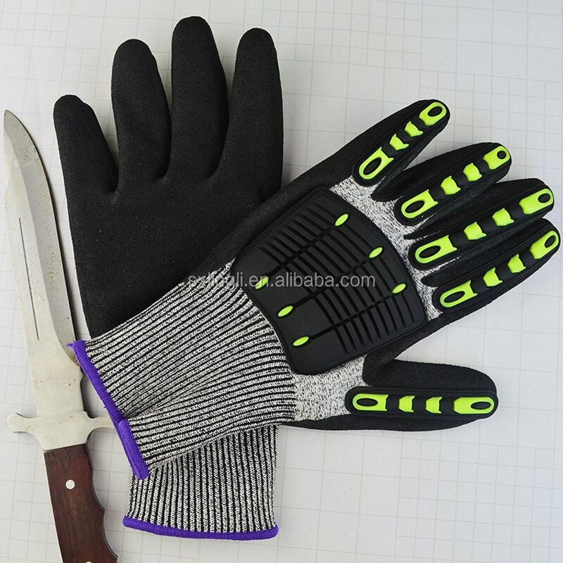 Impact Resistant Gloves Manufacturer - TPR with Anti-Cut Functionality