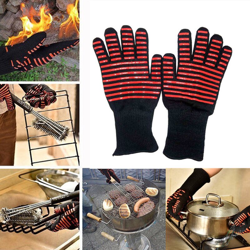 Heat Resistant Gloves Manufacturer - Cheap for Candy Making Silicone Coated