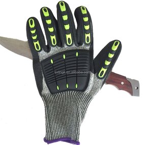 Impact Resistant Gloves Manufacturer - TPR with Anti-Cut Functionality