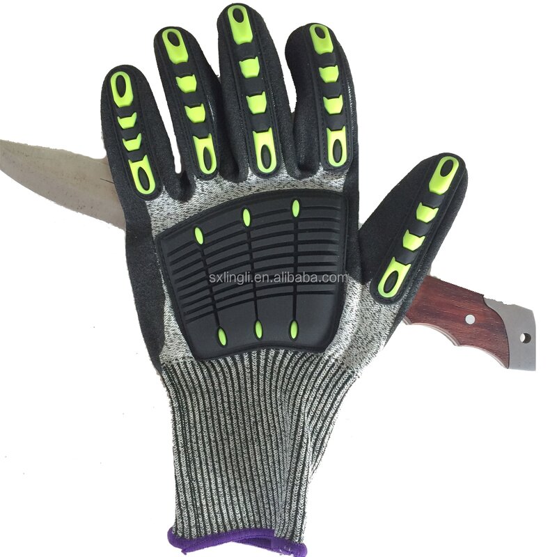 Impact Resistant Gloves Manufacturer - TPR with Anti-Cut Functionality