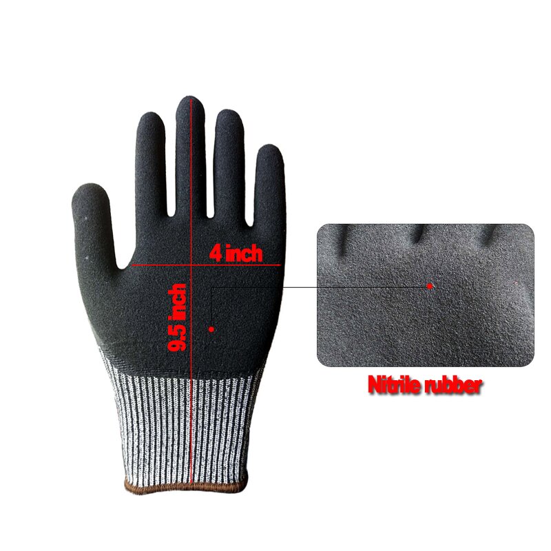 Impact Resistant Gloves Manufacturer - HPPE Rock Climbing TPR Shockproof
