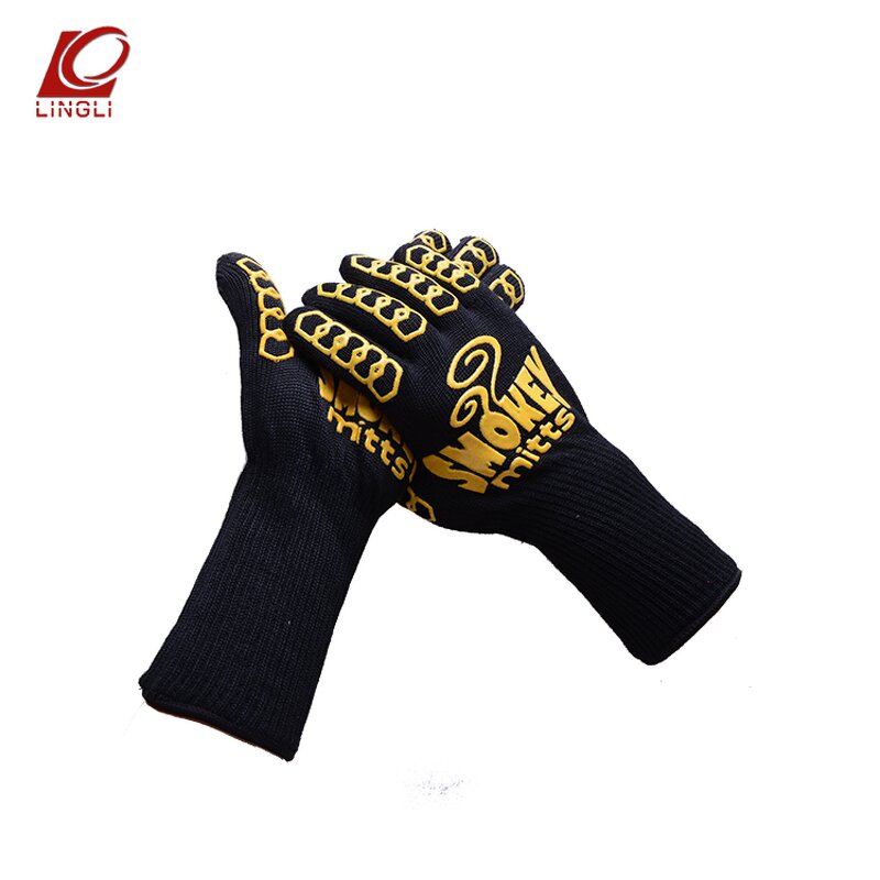 BBQ Gloves Manufacturer - 800 Degree 1472F Silicone Cooking Kitchen