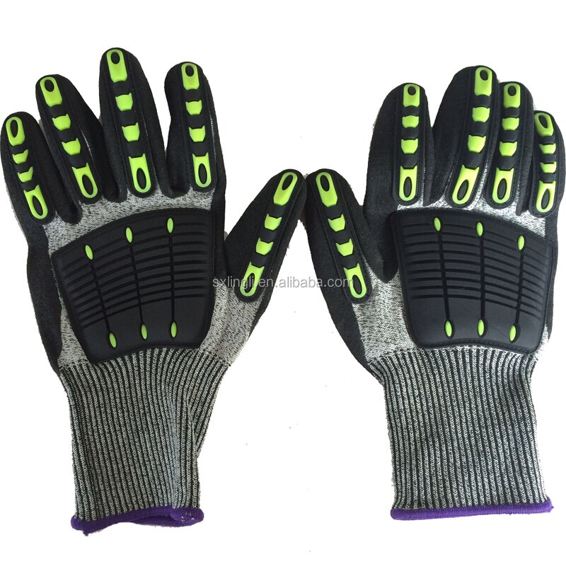 Impact Resistant Gloves Manufacturer - TPR with Anti-Cut Functionality