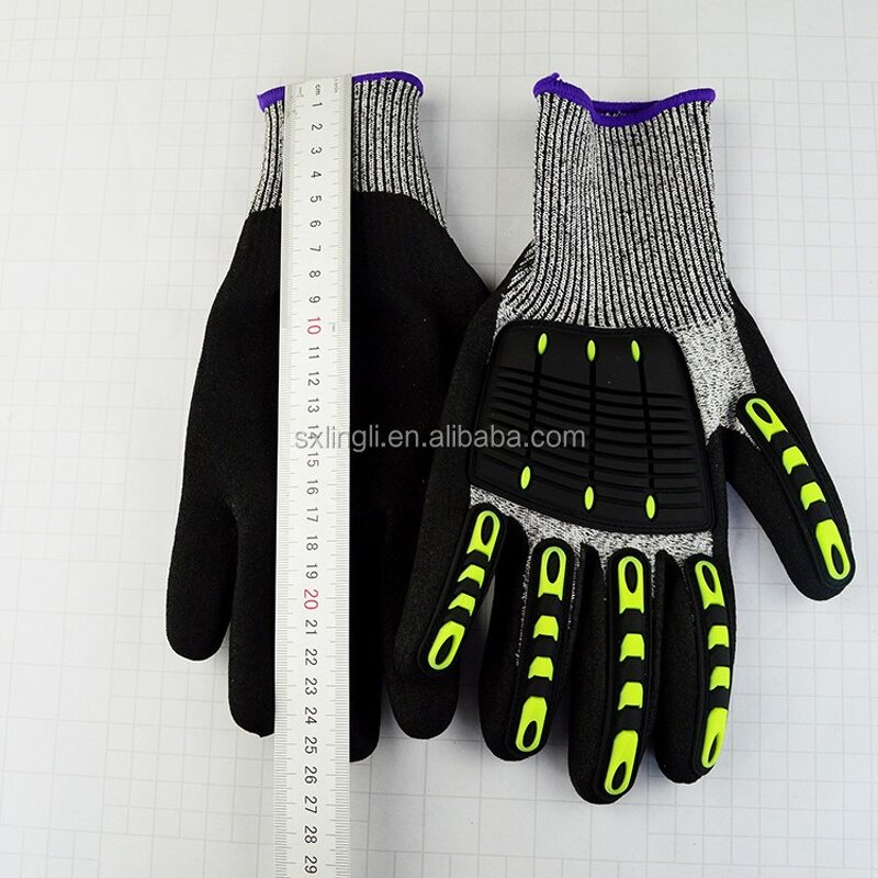Impact Resistant Gloves Manufacturer - TPR with Anti-Cut Functionality