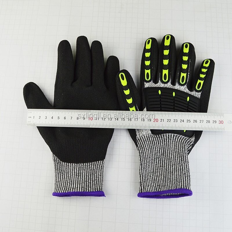 Impact Resistant Gloves Manufacturer - TPR with Anti-Cut Functionality