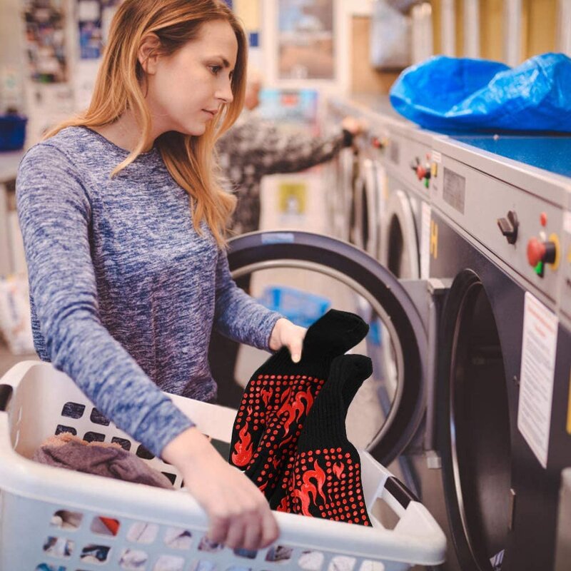 Aramid Fabric Gloves Manufacturer - Extra Long 1472F Silicone Heat Resistant