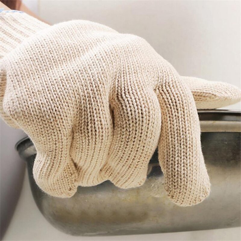 BBQ Gloves Manufacturer - Wholesale High Temperature Heat Resistant White