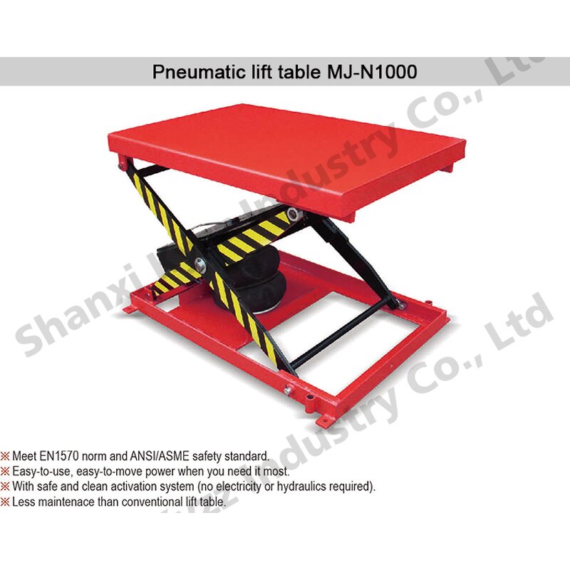 Pneumatic Lift Table Manufacturer - Stationary Loading Air Scissor Platform