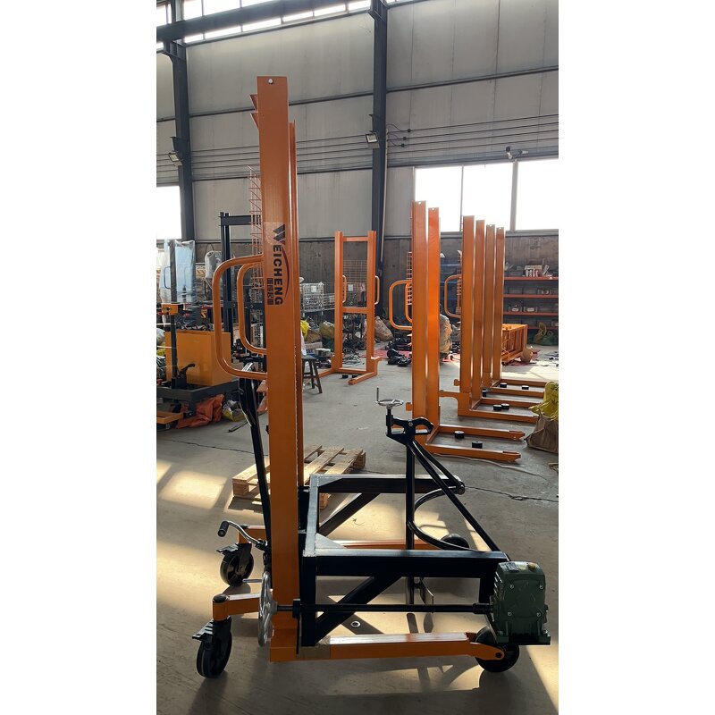 Drum Lifter Manufacturer - 350-400kg Manual Stacker with Safety Clamp