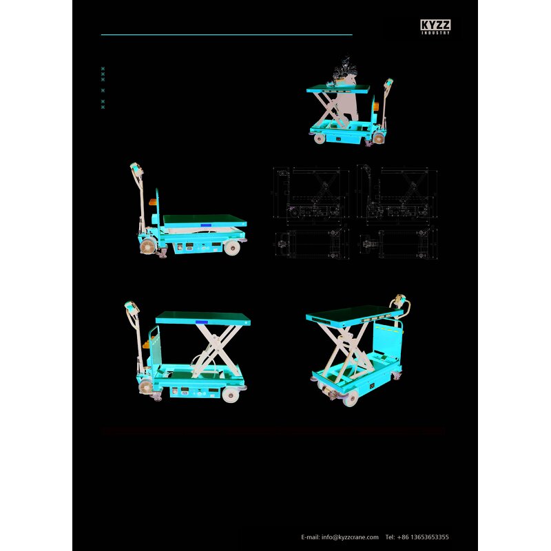 Scissor Lift Table Manufacturer - MR Series Mini Portable Hydraulic Electric