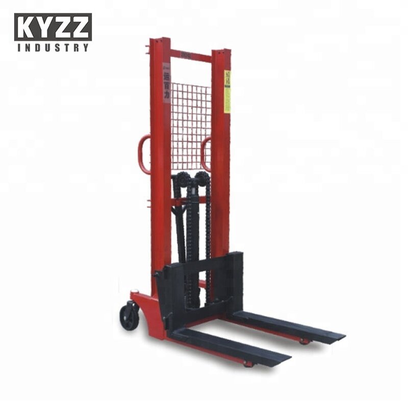 Manual Forklift Manufacturer - Double Fork Hydraulic Pallet Stacker