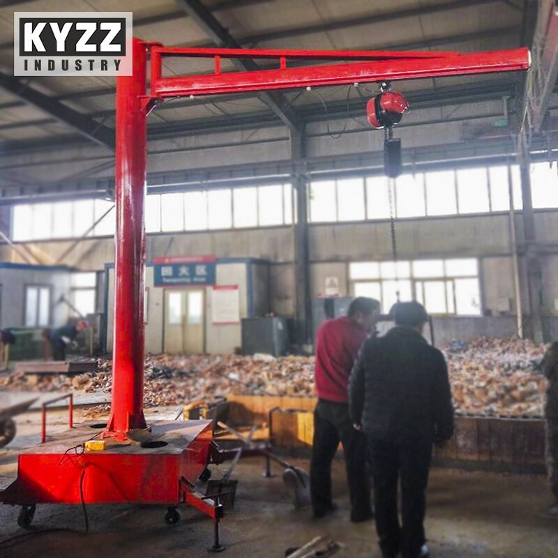 Jib Crane Manufacturer - Pendant Control Electric Floor Mobile Crane