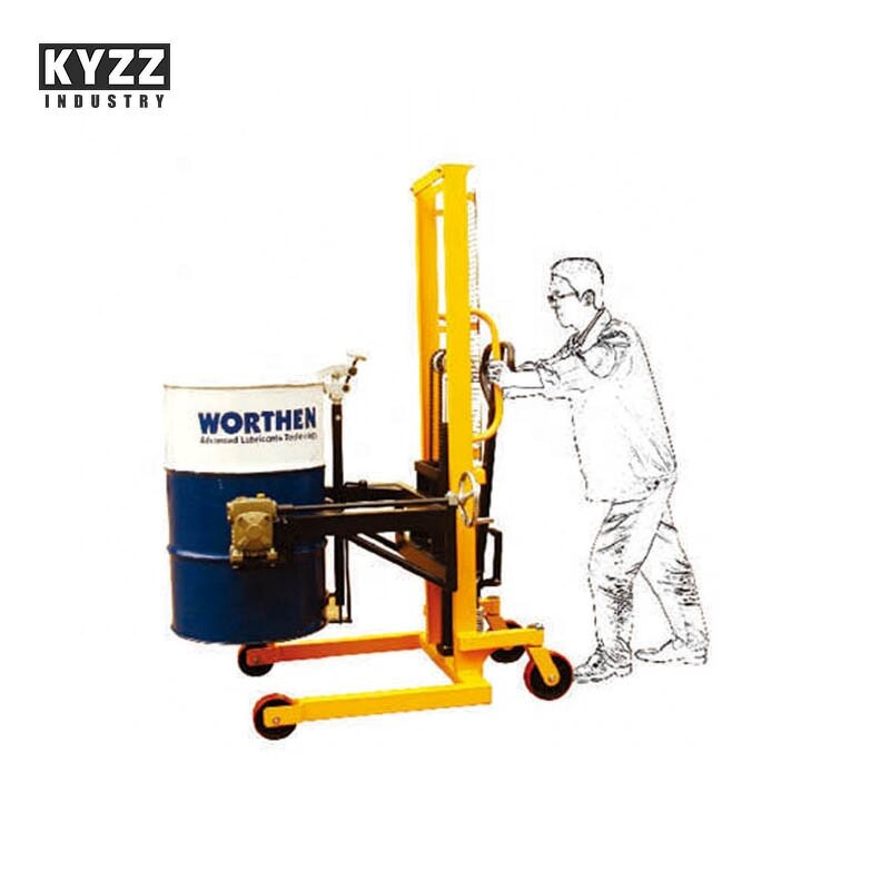 Drum Stacker Manufacturer - 400kg Manual Hydraulic Drum Lift Stacker