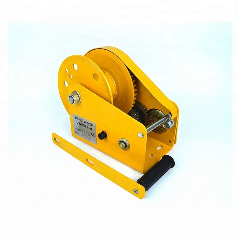 Hand Winch Manufacturer - 1800LBS Portable Manual Brake Boat Winch