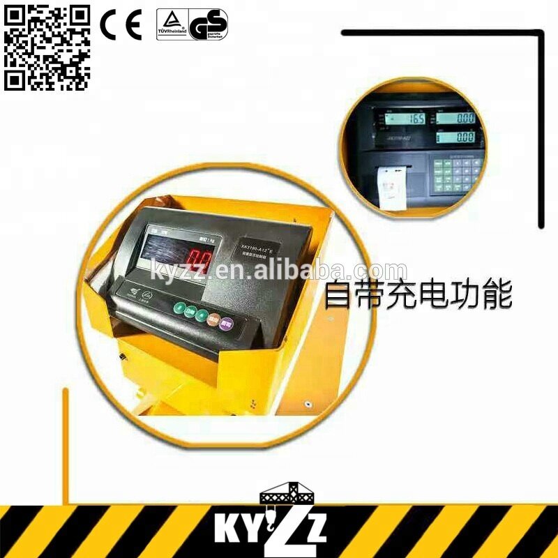 Hand Pallet Truck Manufacturer - KYZZ Alloy Steel 2-5 Ton with Scale