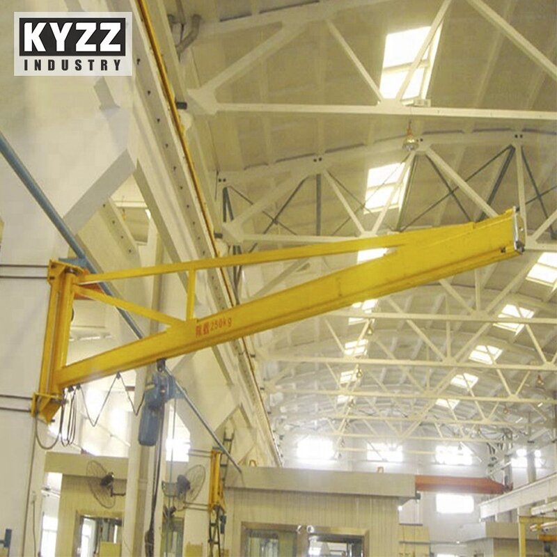 Jib Crane Manufacturer - 0.5-3 Ton Wall Mounted 180 Degree Rotating