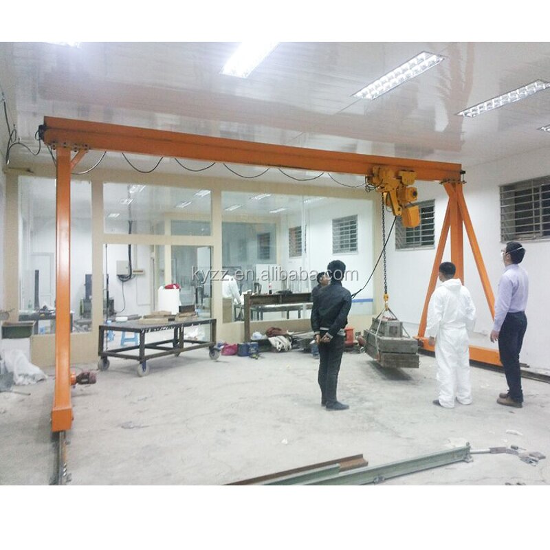 Gantry Crane Manufacturer - 5-10 Ton Rail Mounted Mobile Electric Crane
