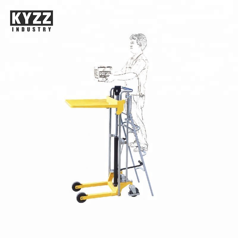 Hydraulic Pallet Stacker Manufacturer - 400kg Light Weight Portable Platform